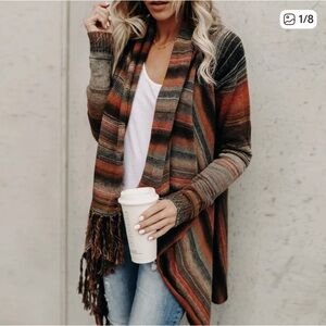 Oversized Fringe Wrap